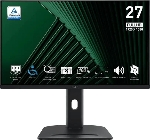 Монитор 27" MSI Pro MP275PG IPS 1920x1080, 100 Гц, 4 мс, 16:9, 300 кд/м², HDMI 1.4b, DP 1.2a, VGA, 3.5 мм, (2x2 Вт), Tilt, Swivel, Height, Pivot, черный