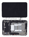 Модуль (матрица + тачскрин) для Asus PadFone mini station черный с рамкой