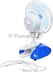 Вентилятор Centek CT-5003 синий/белый, настольный, 20 Вт, 2 скорости, 15 см, вид 18