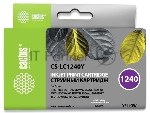 Картридж струйный Cactus CS-LC1240Y желтый (12 мл) для Brother MFC-J6510/6910DW
