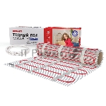 Теплый пол (нагревательный мат) Rexant Classic RNX -0,5-75 (площадь 0,5 м2 (0,5 х 1,0 м)), 75 Вт двухжильный с экраном