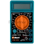 МультиметрBort BMM-600N [91271167] { Диапазон постоянного напряжения 0-1000 тип, диапазонпостоянного тока 0-10 тип, диапазонпеременного напряжения 0-750 тип, 0.1 кг }