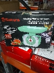 (Поврежденная упаковка) Весы кухон SAKURA SA-6016GR 10кг мех зел