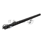 Блок розеток вертикальный ExeGate ServerPro PDU-V201 Al-20S-EU3-1P (19", 1U, Алюминий,20 Schuko, кабель с евровилкой VDE-250V-16A-3*2.5mm2, 3 метра, автомат защиты, черный, RTL)