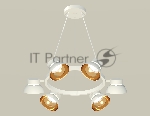 Светильник Ambrella light XB9191101/6 SWH/PYG/CL белый песок/золото желтое полированное/прозрачный GX53 (C9191, N8144)