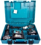 Дрель Makita DHP451RFE Дрель ак(уд), 18В,2х3Ач Li-ion,БЗП-13мм,0-300\0-600\0-1700об\м,80\40Нм,2.2кг,чем,подсветка, вид 6