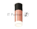 Светильник Ambrella Light XS6326042 PPG/SBK/FR золото розовое полированное/черный песок/белый матовый MR16 GU5.3