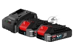 Набор аккумулятор и зарядное устройство Deli DE-CM20A2E (2АКБ 20V 2А*ч + ЗУ 2A, 20V)