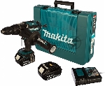Дрель Makita DHP451RFE Дрель ак(уд), 18В,2х3Ач Li-ion,БЗП-13мм,0-300\0-600\0-1700об\м,80\40Нм,2.2кг,чем,подсветка, вид 5