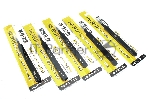 Пинцет HETOOLS ESD-14 прямой, чёрный 120мм 5 шт