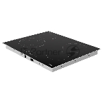 Встраиваемая варочная панель KORTING HK 63500 BX, Hi-Light, 60 см, 4 конфорки, 9 уровней мощности, сенсорное управление, таймер, автоматическое отключение, индикация остаточного тепла, пауза, цвет черный
