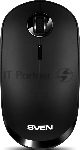 Мышь беспроводная SVEN RX-570SW черный, 1600 dpi, радиоканал, Bluetooth, USB, кнопки - 4