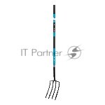 Вилы Palisad LUXE 4-х рогие,огородные,кованые, 190х290х1485 мм, фибергласовый черенок,ПВХ накладка