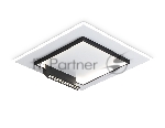 Светильник Ambrella light FL51455/1+1 WH/BK белый/черный 72W 3000K-6400K+4200K 500*500*80 (ПДУ РАДИО 2.4G)