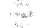 Полка угловая трехъярусная Рыжий кот Vento 19*19*41 см хром (310847)
