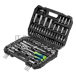 Набор инструментов Сибртех 13388 1/2", 1/4", пластиковый кейс, 94 предмета