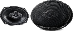 Колонки автомобильные Kenwood KFC-PS6986 600Вт 88дБ 4Ом 15x23см (6x9дюйм) (ком.:2кол.) коаксиальные четырехполосные