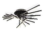 Потолочный светодиодный светильник Ambrella light FL6292 BK черный 160W 3000K-6400K 1100*790*315 (ПДУ ИК)