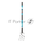Вилы Palisad LUXE 4-х рогие,сенные, кованые, 210х310х1510 мм, фибергласовый черенок, ПВХ накладка