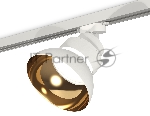 Светильник Ambrella light XT8101201SWH/PYG/CL белый песок/золото желтое полированное/прозрачный GX53