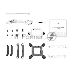 Система жидкостного охлаждения Water Cooling System Ocypus Sigma L24 EX WH ARGB (290W, 240mm, LED, White, ARGB/ Fans: 2x120mm, 36dBA, 88CFM, 2400RPM/ Pump height 99mm, 27dBA, 3100RPM, Rad thickness 27mm/ S: 1851, 1700, 1200, 115X, AM5, AM4)
