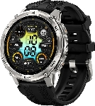 Умные часы KOSPET Tank T4C, 1.5" AMOLED, Bluetooth, IP69K, серебристый