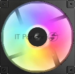 Вентилятор для корпуса DEEPCOOL FD14 ARGb черный, 140 мм, 1650 об/мин, 25.2 дБ, 4 pin