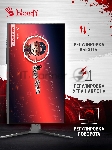 Монитор 27" BLOODY MN272U IPS 3840x2160, 160 Гц, 5 мс, 16:9, 400 кд/м², 2xHDMI, 2xDisplayPort, трехсторонний безрамочный дизайн, Flicker Free, Low Blue Light, HDR10, черный, вид 18