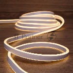 Гибкий неон LED SMD 8х16 мм, двухсторонний, теплый  белый, 120 LED/м, 5 м
