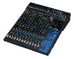 Пульт Yamaha [MG16XU] 16-канальный микшерный пульт: макс. 10 микрофонных/16 линейных входов (8 моно + 4 стерео)/4 групповые шины + 1 стереошина/4 шины AUX, Микрофонные предусилители D-PRE, Фантомное питание +48 В, эффекты: SPX с 24 программами, И, вид 3
