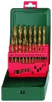 Буры,сверла,долото Metabo 627156000 Набор HSS-TiN 19 свёрел (1-10мм) в мет.кор.