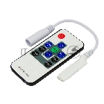 Мини контроллер LED RGB  радио (RF) 10 кнопок 12-24 V/6 А LAMPER
