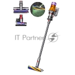 Пылесос вертикальный Dyson V12 Detect Slim Absolute желтый/серый, питание от аккумулятора, 150 Вт, уборка сухая, пылесборник 0.35 л, работа от АКБ max - 60 мин