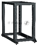 Стойка двухрамная ITK Linea LF05-24U61-2GM 24U 600 мм X 1000 мм 700 кг черный