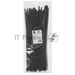 Стяжки Cablexpert NYT-350x7.6B пластиковые 350 мм х 7.6 мм, черные (100 шт.)