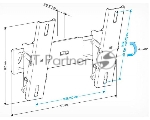 Кронштейн для телевизора Holder LCD-T2611 черный 22"-47" макс.30кг настенный наклон
