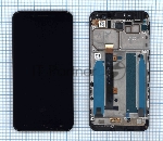 Дисплей для Asus ZenFone 3 Max ZC553KL черный с рамкой