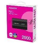Внешний накопитель SSD ADATA 2Tb SD810 USB Type-C (2000/2000 Mb/s) metal case black (SD810-2000G-CBK)