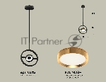 Светильник Ambrella light XB9112103 SBK/PYG черный песок/золото желтое полированное GX53 (C9112, N8124)