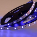 Лента LED открытая, 8 мм, IP23, SMD 2835, 60 LED/m, 12 V, цвет свечения синий