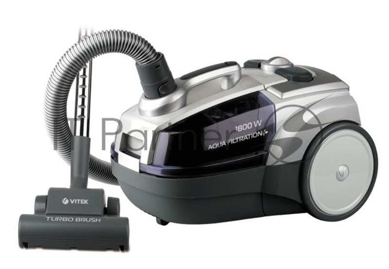 Пылесос Vitek VT-1833-01-PR жемчужный, 400/1800 Вт, уборка сухая, пылесборник контейнер 3.5 л