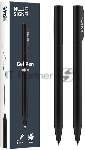 Ручка гелевая Deli Nusign (NS552GREY) серый, d=0.5мм, черные чернила, автоматическая