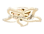 Потолочный светодиодный светильник Ambrella light FA1724/5 GD золото 3000K/4200K/6400K 113W 630*600*100 (ПДУ РАДИО 2.4G)