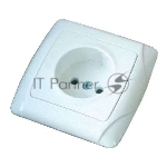 Розетка 1-м СП Маргарита 16А IP20 бел. Universal М0022
