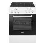Плита электрическая Maunfeld MEC65CW07 белый, конфорок 4 шт, духовка 60 л, 60 см x 85 см x 60 см