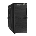 Компьютерный корпус Minitower ExeGate QA-412U Black, mATX, (XP450, Black, 120мм), 2хUSB+2хUSB 3.0, Audio