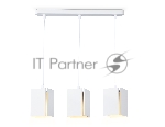 Светильник подвесной TN5138/3 WH белый E27/3 max 40W 400*80*1150