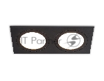 Светильник Ambrella light TN6615/2 BK черный IP44 GX53/2 max 15W 215*110*24
