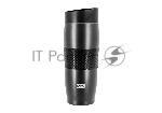 Термокружка LARA LR04-24 <Black> 380мл, двойные стенки, вакуум, сталь/силикон