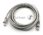 Патч-корд Buro UTP cat.5e 5м серый RJ-45 (m)-RJ-45 (m)